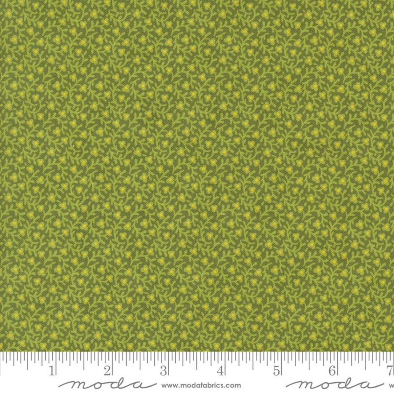 Fabric Moda New Leaf Creeping Thyme Sally's Stitches by the Quarter Yard 31714-19